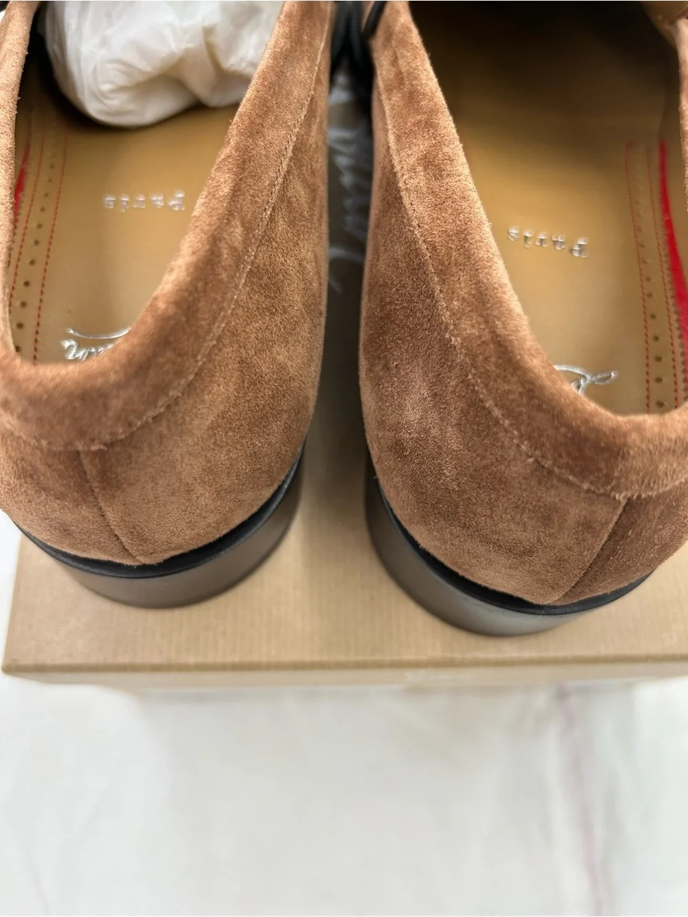 Men's Christian Louboutin CHAMBELIMOC loafers size 42.5 made in Italy